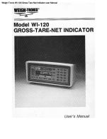 WI-120 Gross Tare Net Indicator user